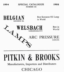 Belgian Welsbach Lamps